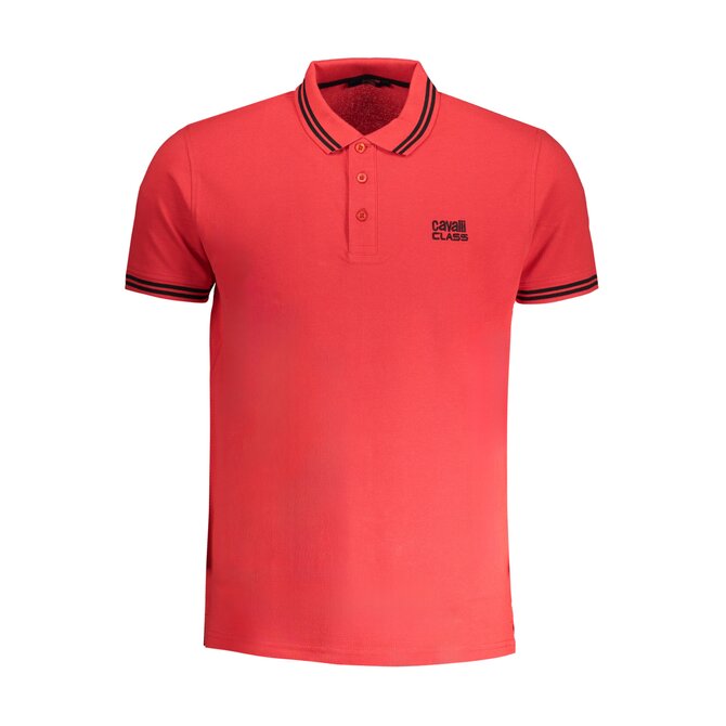 Cavalli Class QXT64YKB002 Pánské polo červené/černé XL červená/černá, XL