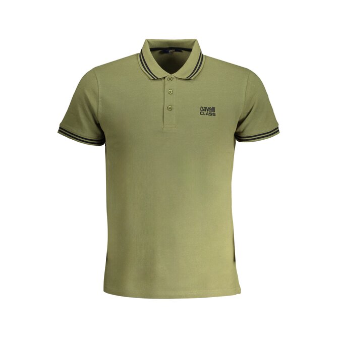 Cavalli Class QXT64YKB002 Pánské polo armádní zelené XL armádní zelená, XL