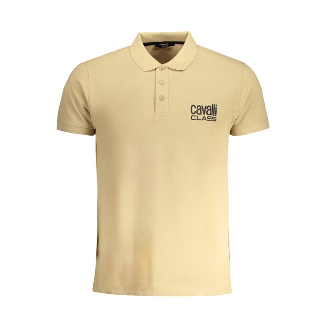Cavalli Class QXT64ZKB002 Pánské polo béžové XL béžová, XL