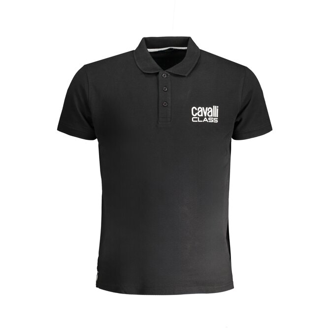 Cavalli Class QXT64ZKB002 Pánské polo černé L černá, L
