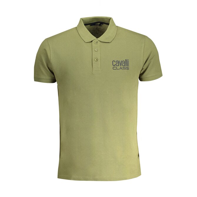 Cavalli Class QXT64ZKB002 Pánské polo armádní zelené M armádní zelená, M