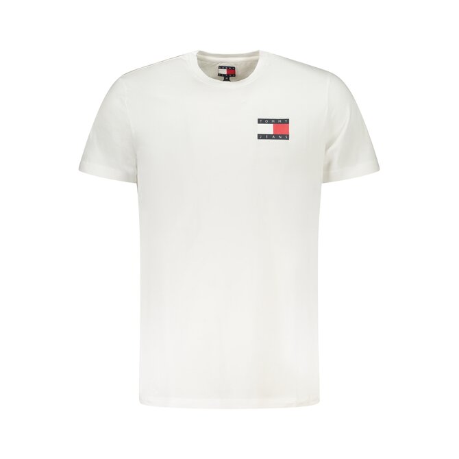 Tommy Jeans DM0DM20740 Pánské tričko bílé L bílá, L