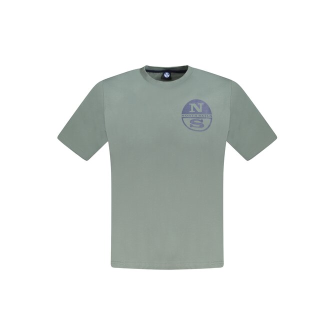 North Sails 996024000 Pánské tričko šedozelené 3XL šedozelená, 3XL