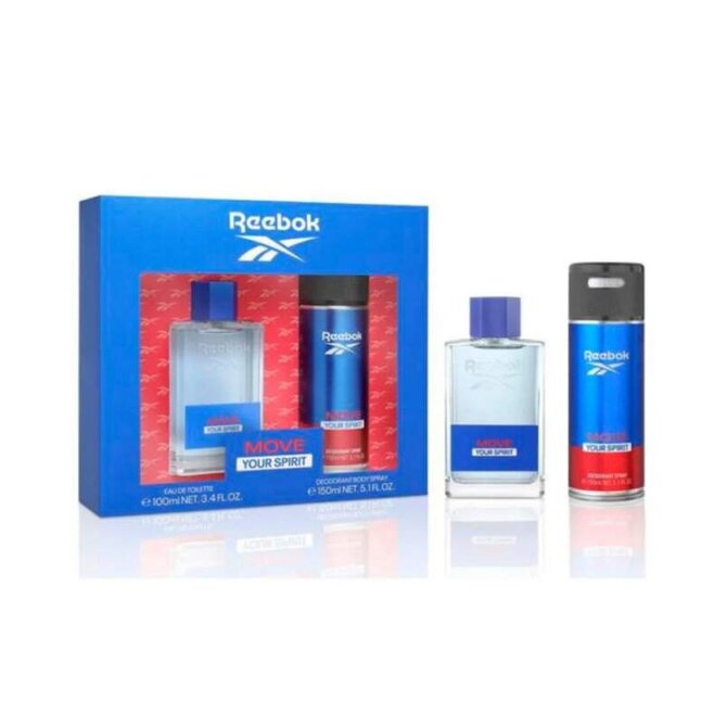Reebok Move Your Spirit Men Edt 100ml & Body Spray 150ml