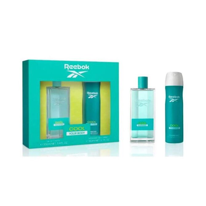 Reebok Cool Your Body Woman Set Edt 100 Ml + Body Spray 150 ml