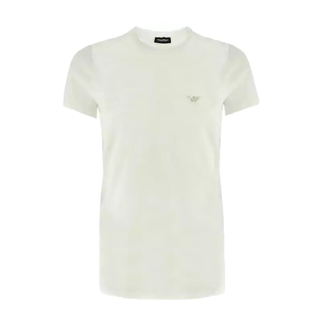 Emporio Armani EW000408 AF10889 Dámské tričko bílé L bílá, L