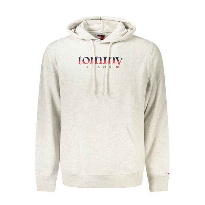 Tommy Jeans DM0DM22113 Pánská mikina šedá 2XL bílá, XXL