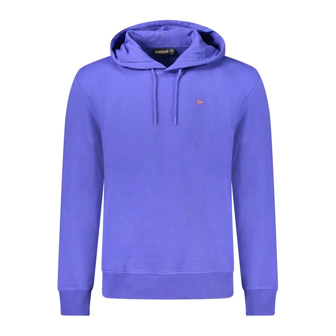 Napapijri NP0A4FQVBALISHOOD Pánská mikina fialovomodrá 3XL Fialovomodrá, 3XL