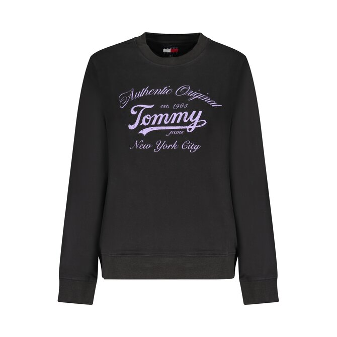Tommy Jeans DW0DW20942 Dámská mikina černá S černá, S