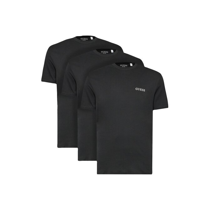 Guess Jeans U4YG52 KCAM1 Pánské trička černá tri-pack M černá, M