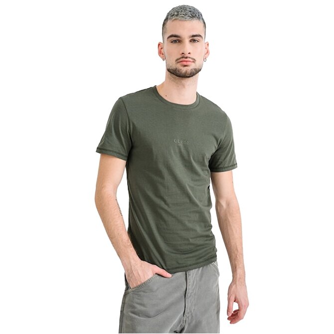 Guess Jeans M2YI72 I3Z14 Pánské tričko zelené S zelená, S