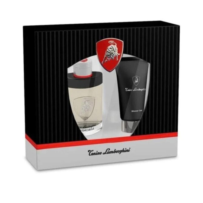 Lamborghini Invincibile 2 Piece Gift Set Eau De Toilette 40ml and Shower Gel 100ml