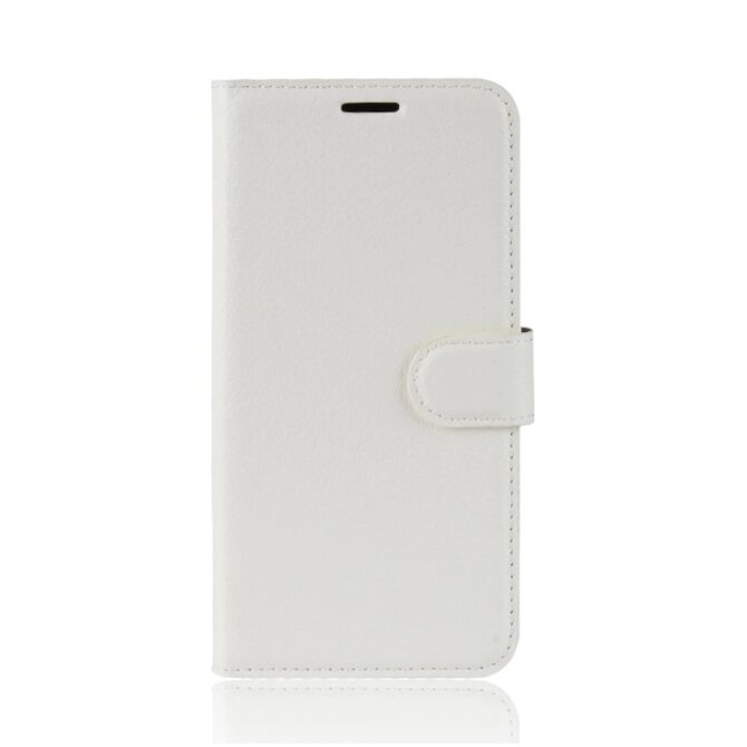 MicroData Kožené pouzdro CLASSIC pro ASUS Zenfone Zoom S ZE553KL - bílé Bílá, Umělá kůže