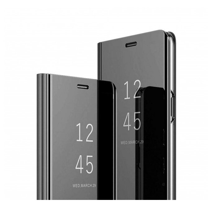 Clear View pouzdro pro Samsung Galaxy A01 A015 - černé černá
