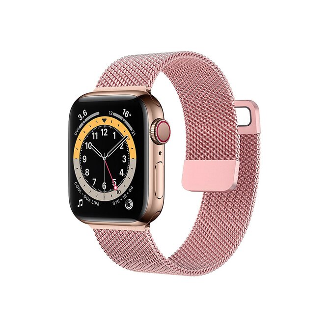 Case4mobile Řemínek Milanese pro Apple Watch 42/44/45/49 mm - rosegold rosegold, kov