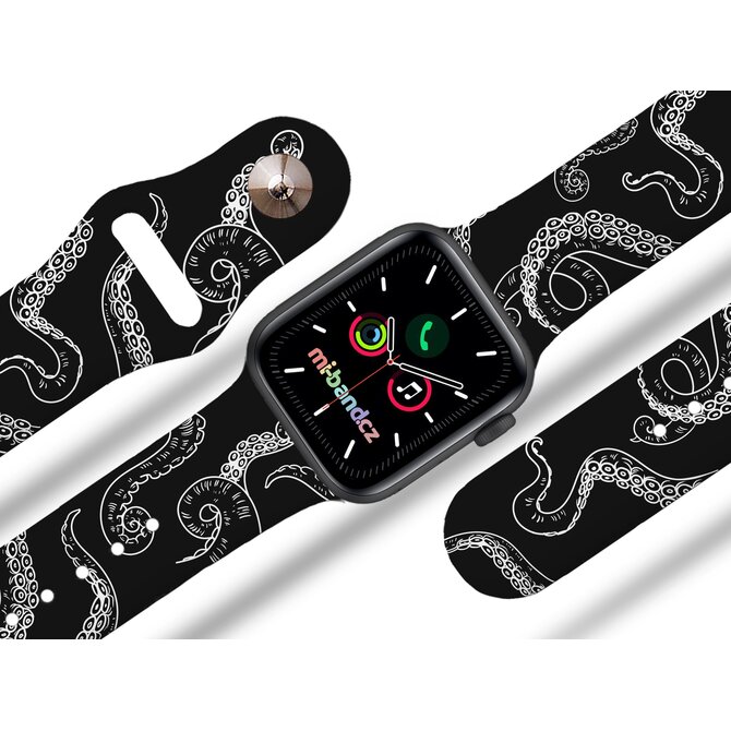 Apple watch řemínek Chobotnice - Černá - 38/40/41mm