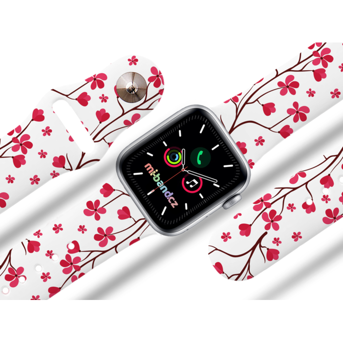 Apple watch řemínek Sakura - Bílá - 38/40/41mm