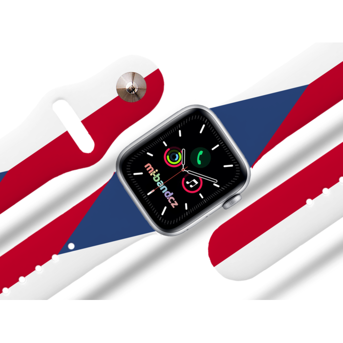 Apple watch řemínek Česká vlajka - 42/44/45mm