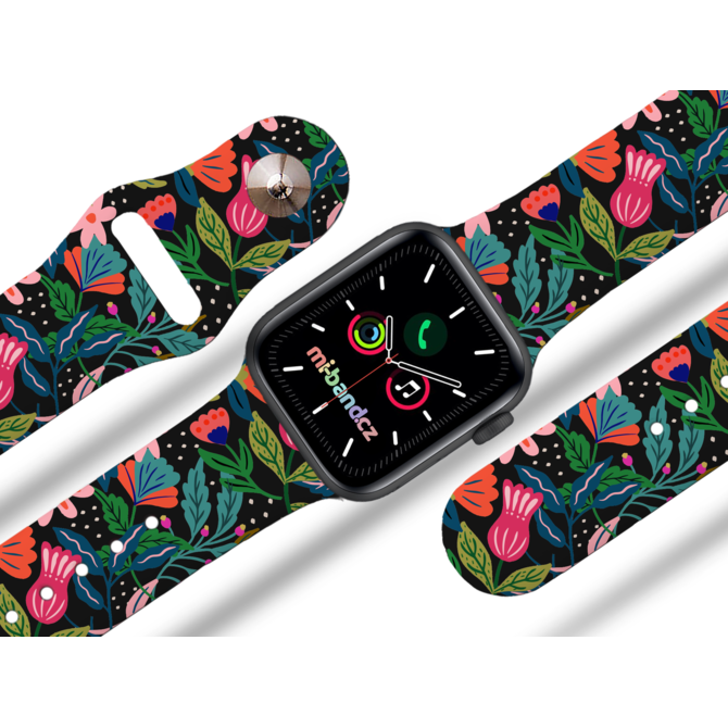 Apple watch řemínek Džungle - 38/40/41mm, barva pásku černá