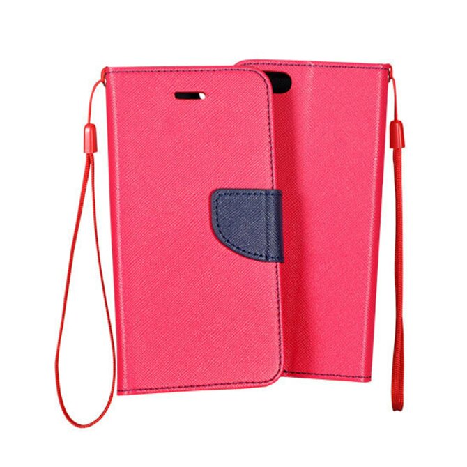 Knížkové pouzdro Fancy pro Iphone 14 pink-, barva modrá