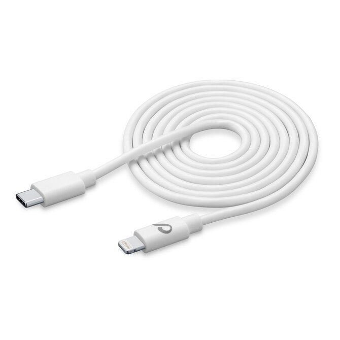 USB-C datový kabel  s konektorem Lightning, 200 cm, bílý
