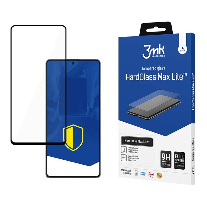 tvrzené sklo HardGlass Max Lite pro POCO F5 Pro, černá