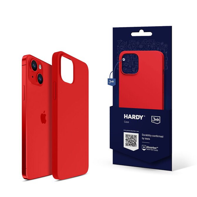 ochranný kryt Hardy Silicone MagCase pro Apple iPhone 14, Red