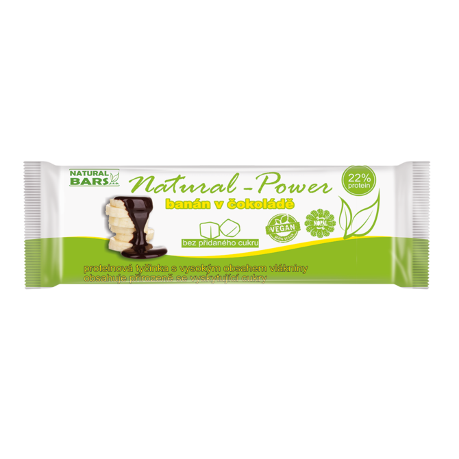 Natural Power – banán v čokoládě