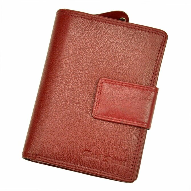 Červená kožená peněženka Paul Rossi PN 1404 červená, kůže