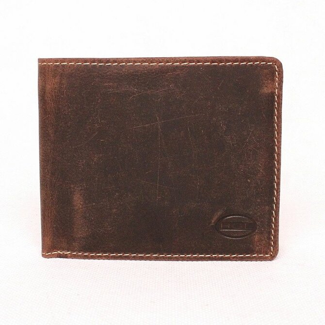 &quot;Hunter&quot; tmavěhnědá kožená peněženka HGL no. 4026 + RFID hnědá, kůže