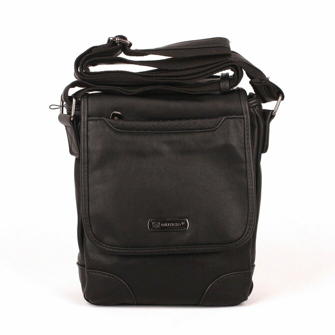 Crossbody taška Bellugio no. 35 černá černá, syntetická kůže, měkký materiál