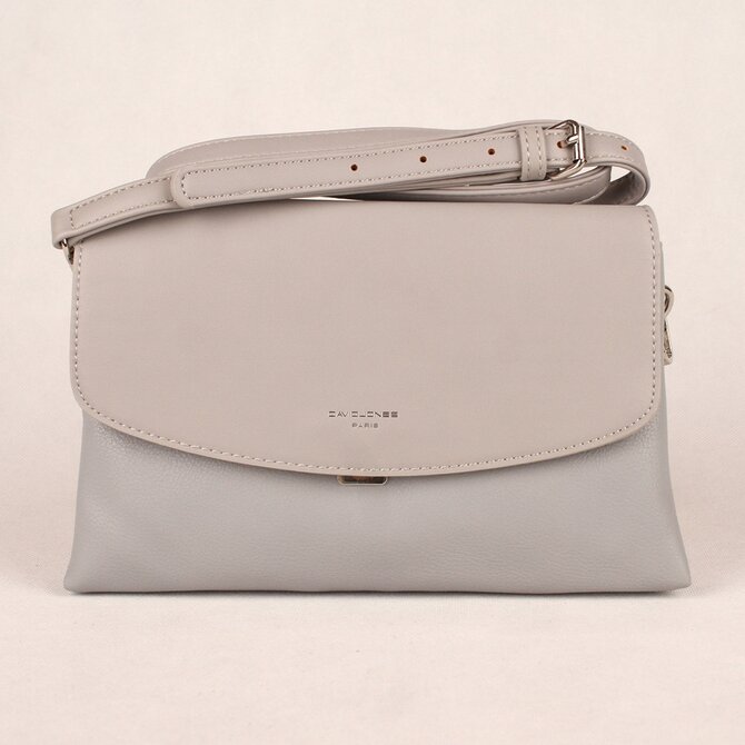 Malá světlemodrá crossbody kabelka David Jones 5708-2 modrá, syntetická kůže