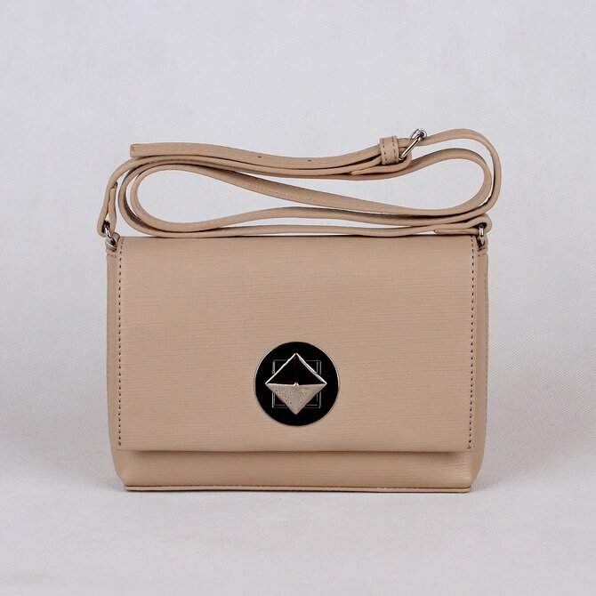 Světlehnědá crossbody kabelka David Jones CM3392 hnědá, syntetická kůže