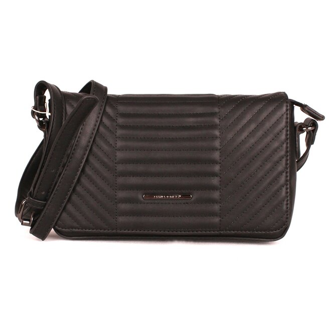 Černá crossbody kabelka na rameno David Jones CM2809 černá, syntetická kůže