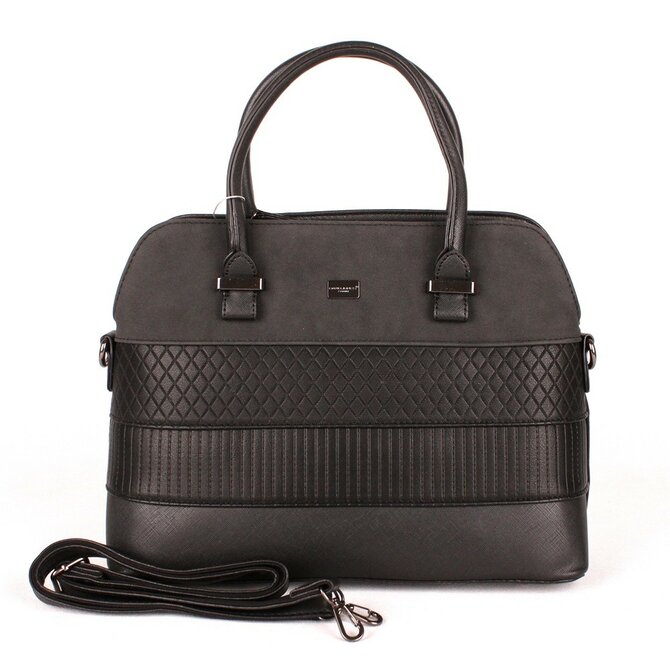 Černá kabelka do ruky David Jones CM3975 černá, syntetická kůže