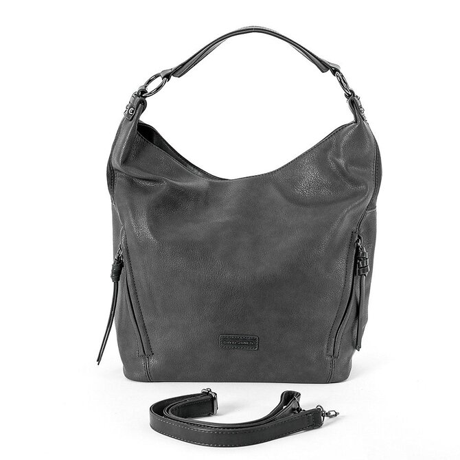 Velká khaki kabelka na rameno David Jones CM6560 zelená, syntetická kůže