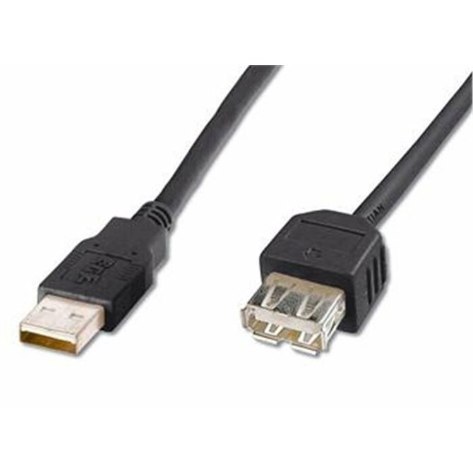 PremiumCord USB 2.0 A-A 2m Černá