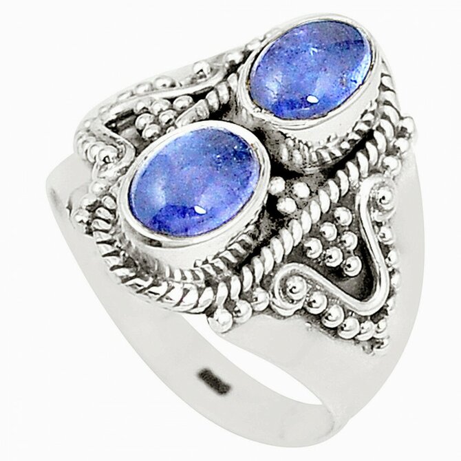 AutorskeSperky.com - Stříbrný prsten s tanzanitem -  S2841 Stříbro