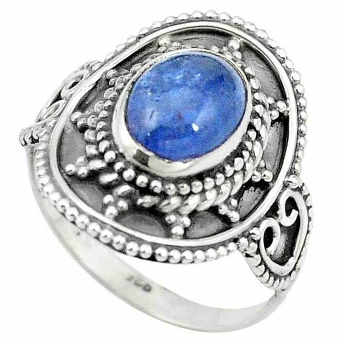 AutorskeSperky.com - Stříbrný prsten s tanzanitem -  S2870 Stříbro