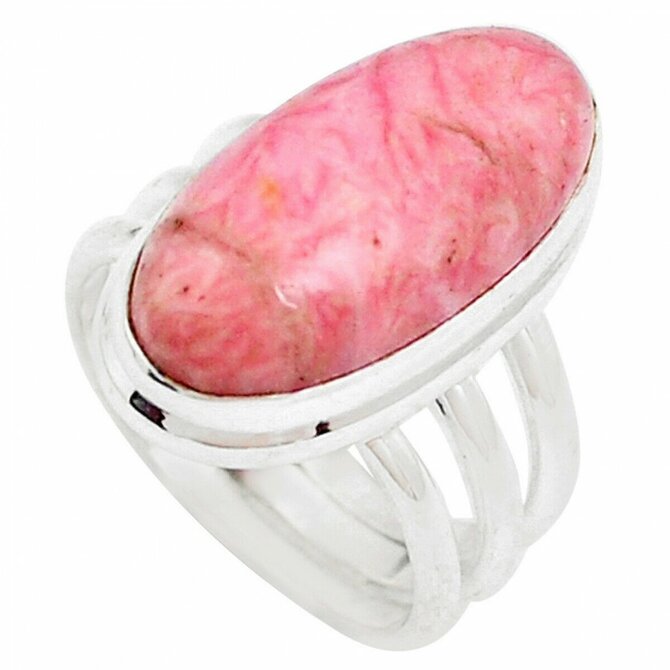 AutorskeSperky.com - Stříbrný prsten s rhodochrositem -  S3079 Stříbro