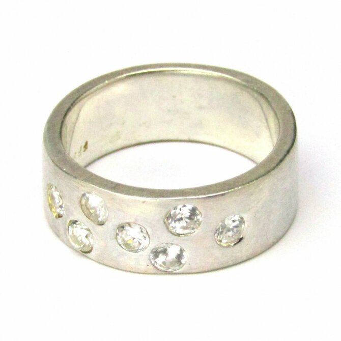 AutorskeSperky.com - Stříbrný prsten se zirkonem -  S3323 Stříbro