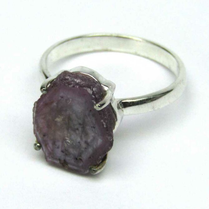 AutorskeSperky.com - Stříbrný prsten rubíny ve stalaktitu -  S4620 Stříbro