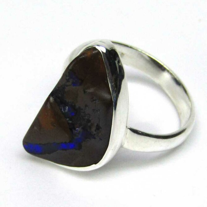 AutorskeSperky.com - Stříbrný prsten s opálem -  S4728 Stříbro