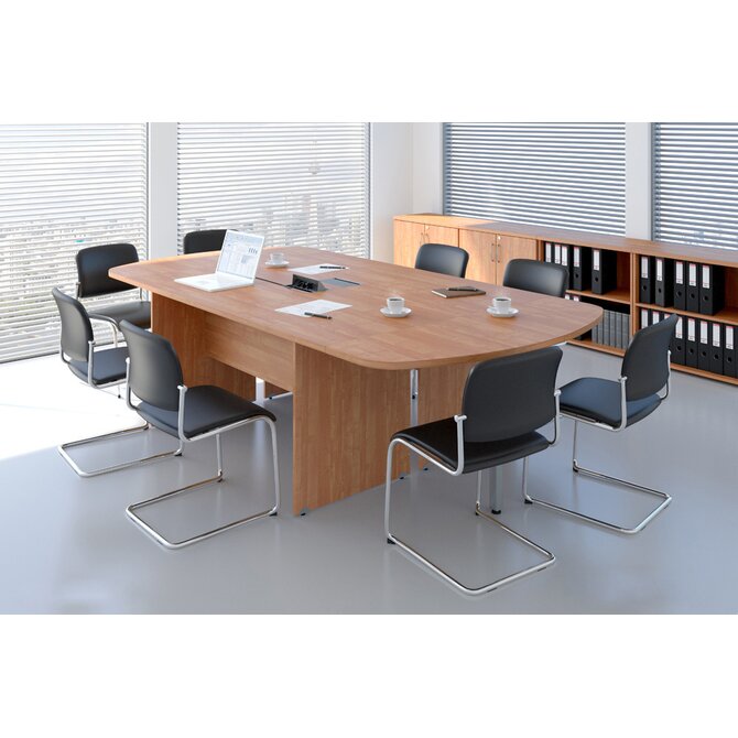 NABYTEK-DESIGNOVY.CZ - R111008 11 - Sestava kancelářského nábytku Komfort 8 buk
