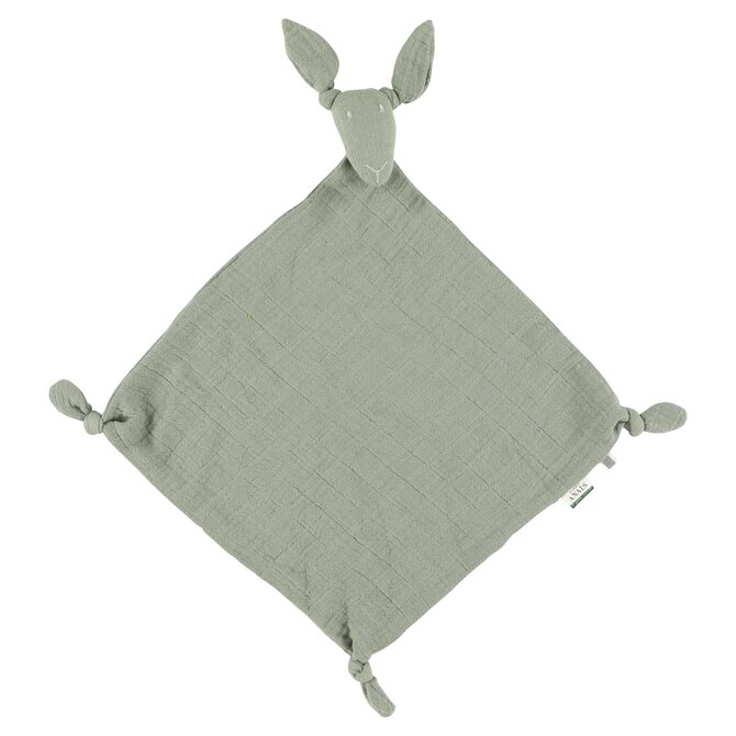 Mušelínová plenka Klokan Trixie - Bliss Olive 65 x 50 cm