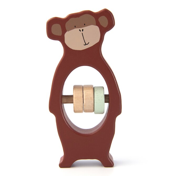 Trixie Dřevěné chrastítko - Mr. Monkey