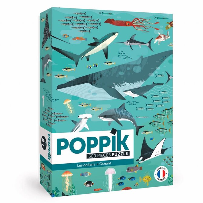 Puzzle Poppik - Oceány 500 dílků
