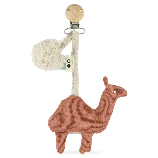 Klip na dudlík Trixie - Camel