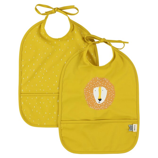 Dětský bryndák s kapsou Trixie Baby 2-pack Mr. Lion