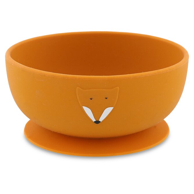 Dětská silikonová miska s přísavkou Trixie Baby - Mr. Fox